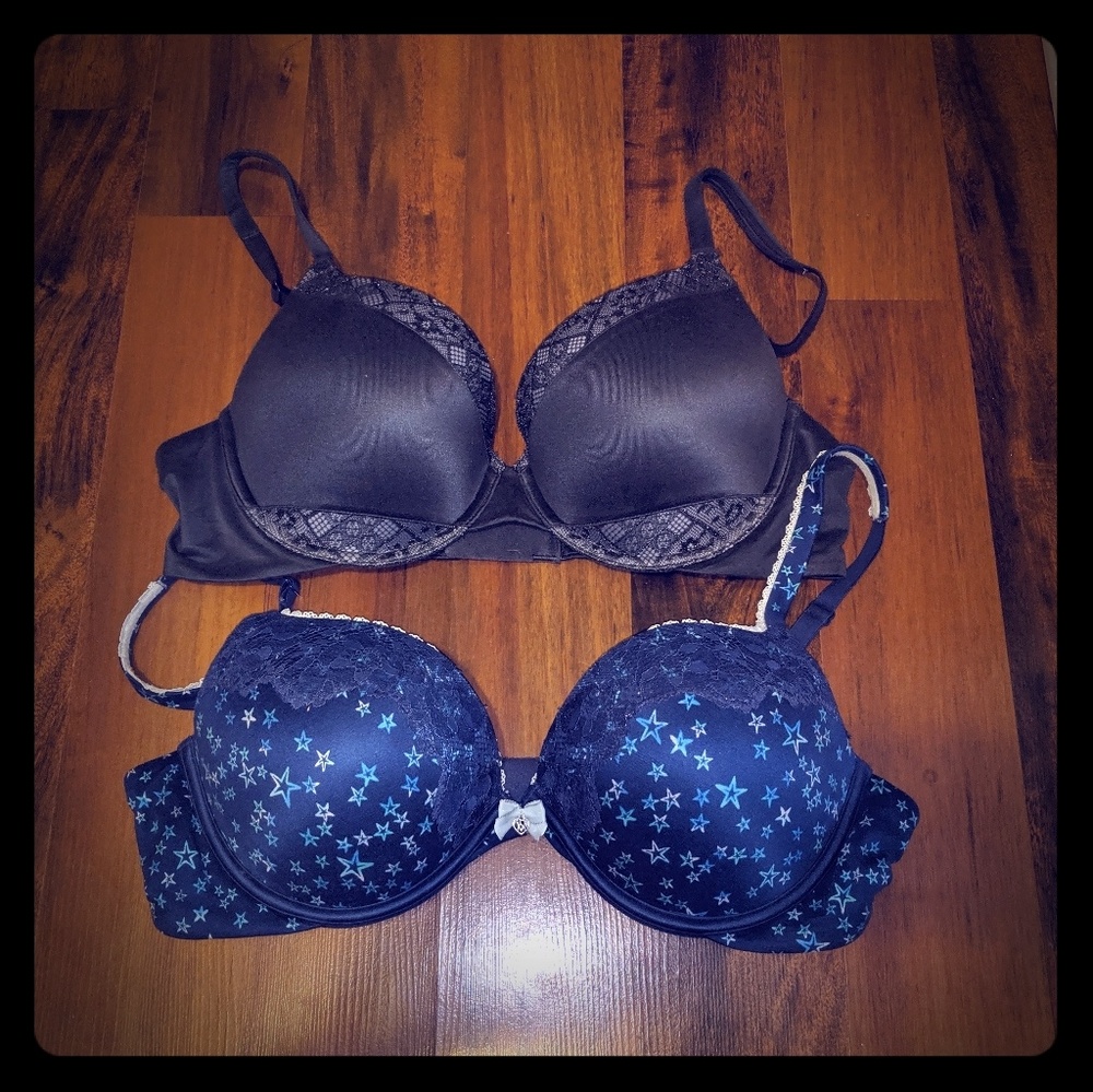 2 38C Body by Victoria Push Up Bras